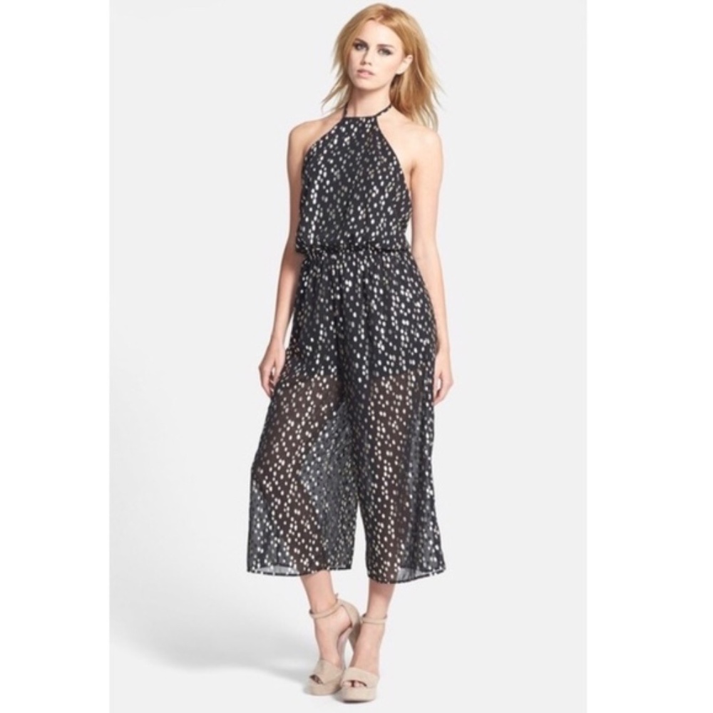 JUNE & HUDSON Gold Dot Jumpsuit - Size S - BRAND NEW WITH TAGS, Never Worn
